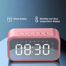 JM03 Bluetooth Speaker with FM Radio LED Mirror Alarm Clock - Tuzzut.com Qatar Online Shopping