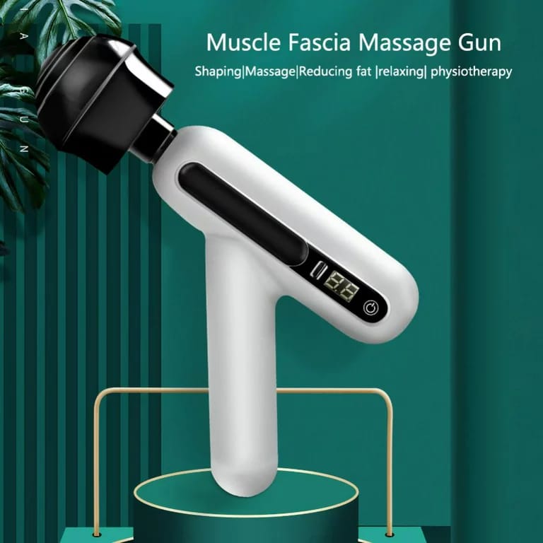 Handheld Deep Tissue Percussion Muscle Massager Fascia Gun 1345 - Tuzzut.com Qatar Online Shopping