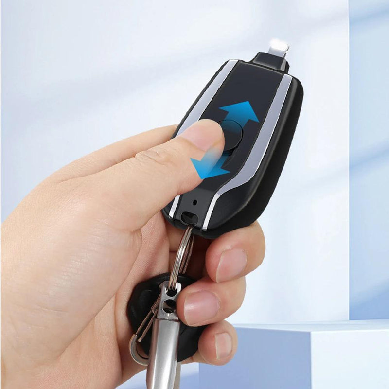 Emergency Keychain Powerbank Mini Portable Charger 1500mAh - Tuzzut.com Qatar Online Shopping