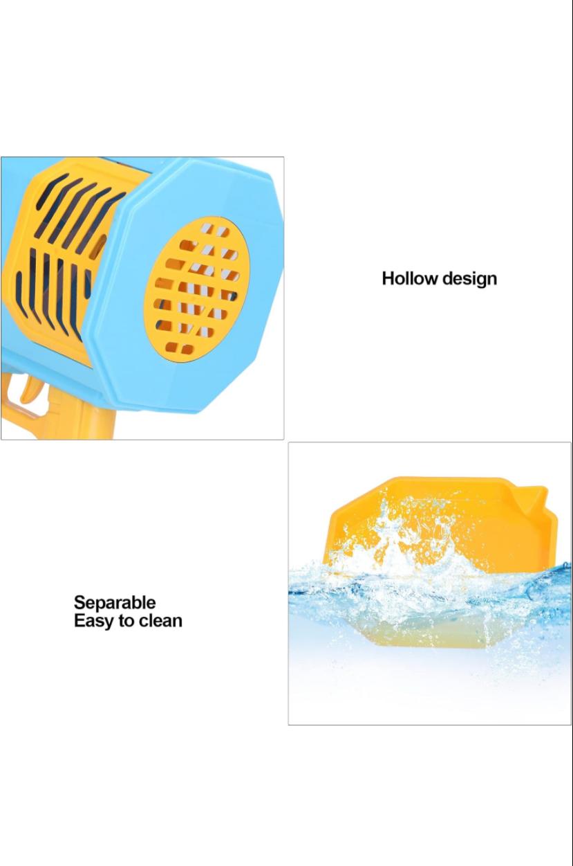 Bubble Making Gun with Non-slip Handle for Outdoor Summer Children Toys S4658896 Bubble Making Gun with Non-slip Handle for Outdoor Summer Children Toys S4658896