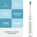 Fairywill Electric Sonic Waterproof Powerful Cleaning Toothbrush with 2 Replacement Brush 507 - Tuzzut.com Qatar Online Shopping