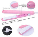 Travel Mini Hair Flat Iron Ceramic Plate Hair Straightener - Tuzzut.com Qatar Online Shopping