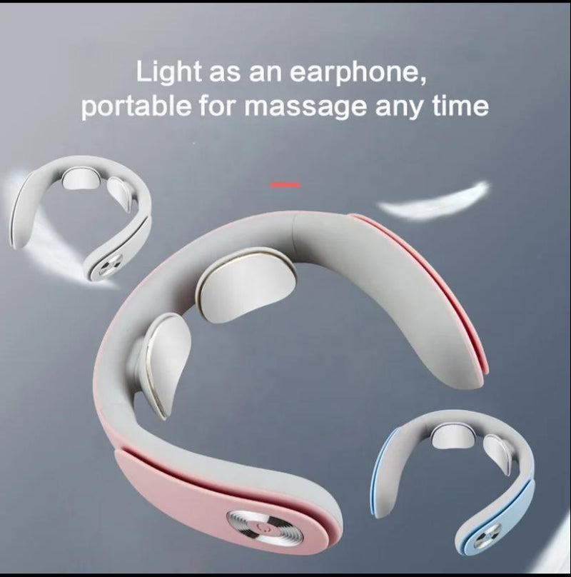Portable Cervical Massager Neck Care Device Shoulder Cervical Low Frequency Pulse Massage - Tuzzut.com Qatar Online Shopping