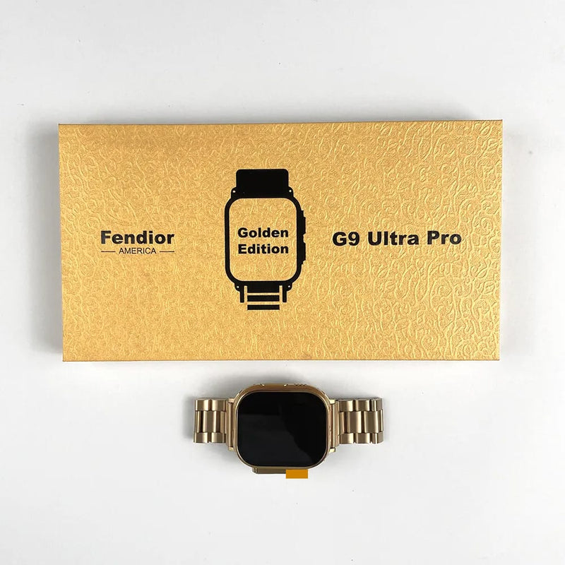 G9 Ultra Pro Gold Smart Watch Series 9 NFC - Tuzzut.com Qatar Online Shopping
