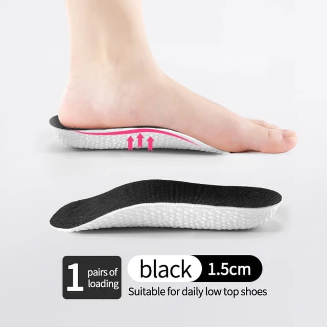 Height Increase Insoles Men Women Shoes Flat Feet Arch Support Pads - Tuzzut.com Qatar Online Shopping