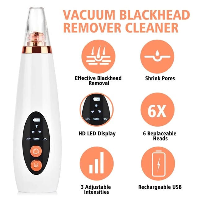 Vacuum Blackhead Pimple Remover Facial Cleaning Tool - Tuzzut.com Qatar Online Shopping