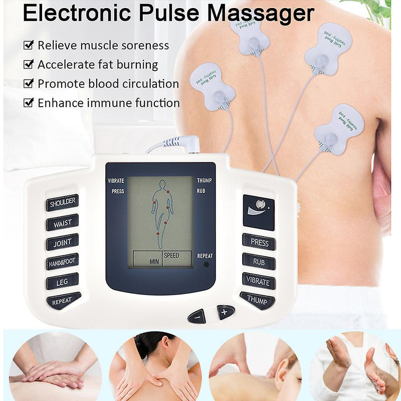 EMS Tens Massage Unit Electrical Pulse Acupuncture Full Body Relax Muscle Therapy - Tuzzut.com Qatar Online Shopping