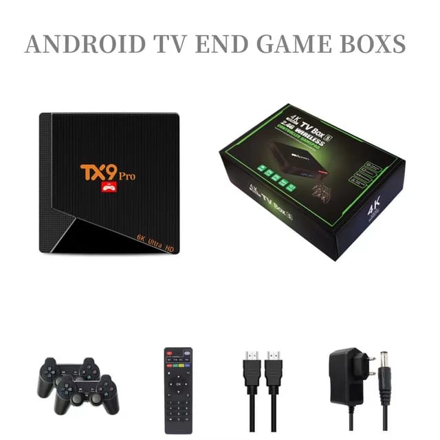 TX9 Pro Android 12.1 TV Box  Ultra HD Media player Console - Tuzzut.com Qatar Online Shopping