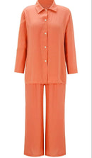 Trendy Plus Size 2 Pcs Ladies Casual Shirt & Pant Set TS41 - Tuzzut.com Qatar Online Shopping