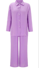 Trendy Plus Size 2 Pcs Ladies Casual Shirt & Pant Set TS41 - Tuzzut.com Qatar Online Shopping