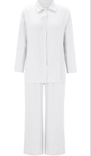 Trendy Plus Size 2 Pcs Ladies Casual Shirt & Pant Set TS41 - Tuzzut.com Qatar Online Shopping