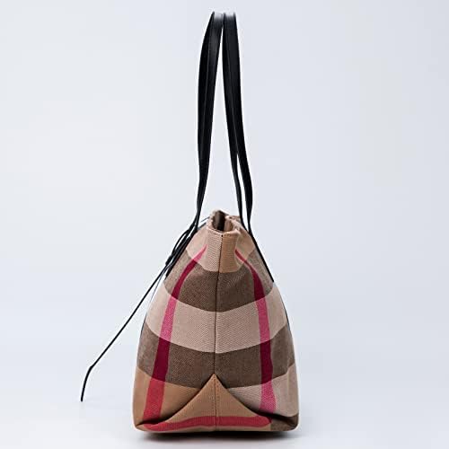 Womens Tote Handbag Large Capacity Roomy Canvas Bag X3696143 - Tuzzut.com Qatar Online Shopping