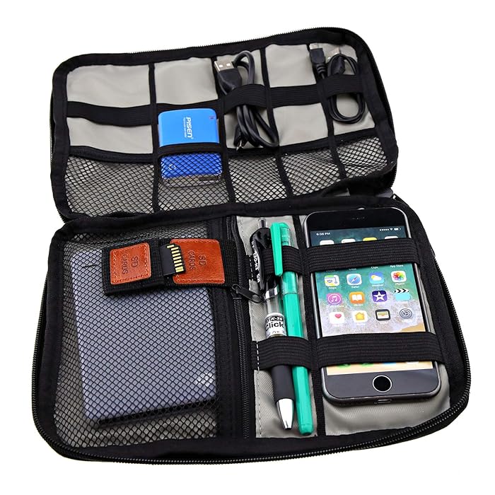 Portable Electronic Accessories Storage Bag S4678173 - Tuzzut.com Qatar Online Shopping