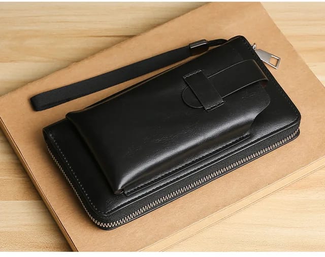 Long Style Multi Card Slot Money Clip Multi Functional Men's Purse D-39270 Long Style Multi Card Slot Money Clip Multi Functional Men's Purse D-39270