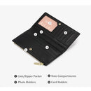 Women Thin Matte Color Long Card Holder Purse S4320302 - Tuzzut.com Qatar Online Shopping