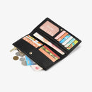 Women Thin Matte Color Long Card Holder Purse S4320302 - Tuzzut.com Qatar Online Shopping