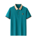 Business Casual Short Sleeve Men Fashion Solid Color T-shirt TS316 - Tuzzut.com Qatar Online Shopping