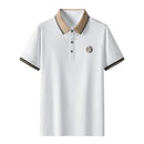 Business Casual Short Sleeve Men Fashion Solid Color T-shirt TS316 - Tuzzut.com Qatar Online Shopping