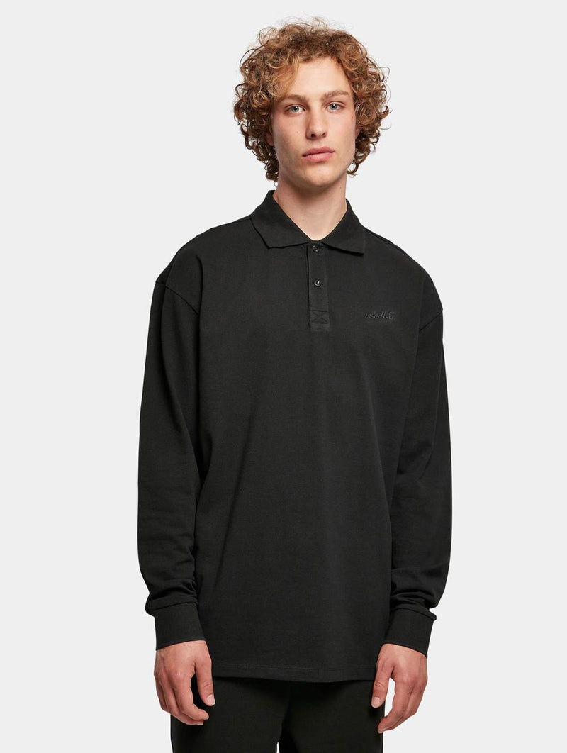 Men's Fashion Black Color Full Sleeve T-shirt TS317 - Tuzzut.com Qatar Online Shopping