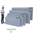 Portable Projector Screen Simple Curtain Anti-Light 60 Inches - Tuzzut.com Qatar Online Shopping