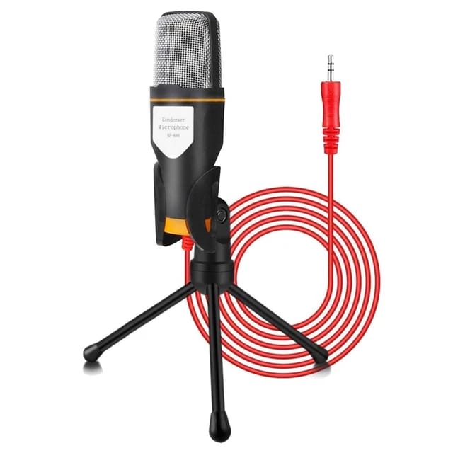 PC 3.5mm Plug Podcast Recording Condenser Microphone CM100 - Tuzzut.com Qatar Online Shopping