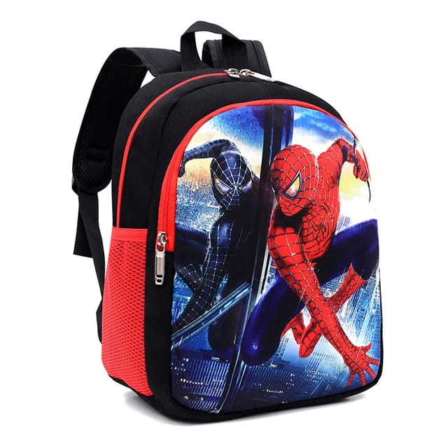 Disney Anime Spiderman Polyester Kindergarten School Bags S4613976 - Tuzzut.com Qatar Online Shopping