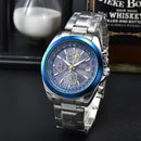 Citizen men's luxury top quartz clock luminous calendar waterproof multi-functional Blue Angel quartz watch W823749 - Tuzzut.com Qatar Online Shopping