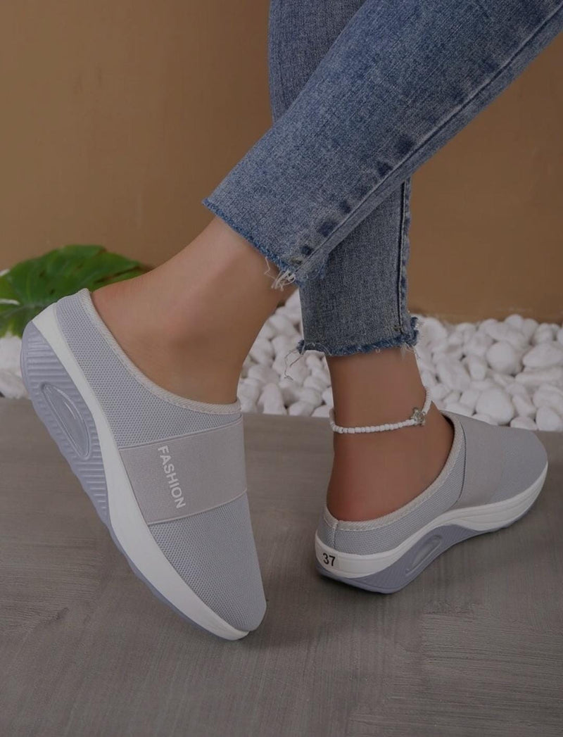 Breathable Lightweight Slip-On Air Cushion Walking Shoes 32162 - Tuzzut.com Qatar Online Shopping