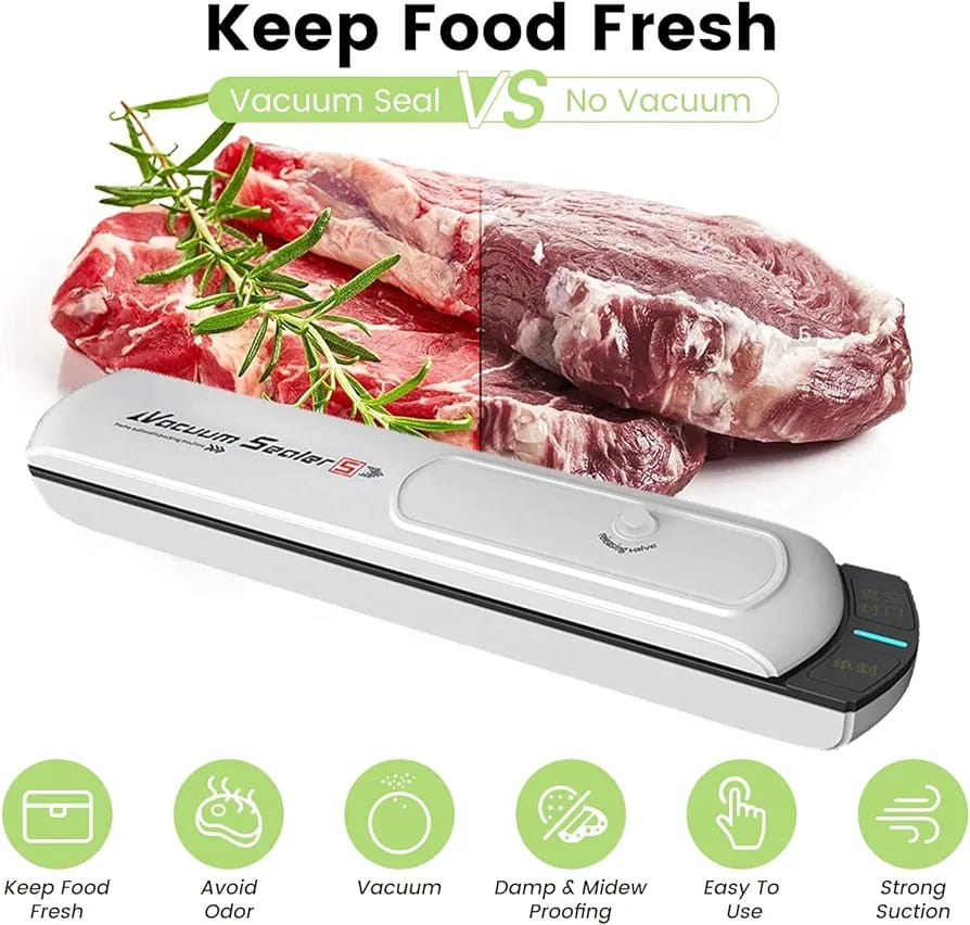 Vacuum Sealing Machine Automatic Food Sealing Dry and Moist Foods SL-V1 Vacuum Sealing Machine Automatic Food Sealing Dry and Moist Foods SL-V1
