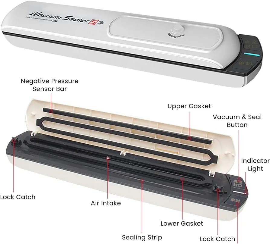 Vacuum Sealing Machine Automatic Food Sealing Dry and Moist Foods SL-V1 Vacuum Sealing Machine Automatic Food Sealing Dry and Moist Foods SL-V1