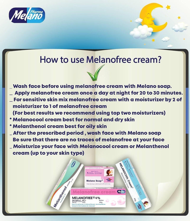 Melanofree 4% Whitening & Acne Cream 30g - Tuzzut.com Qatar Online Shopping