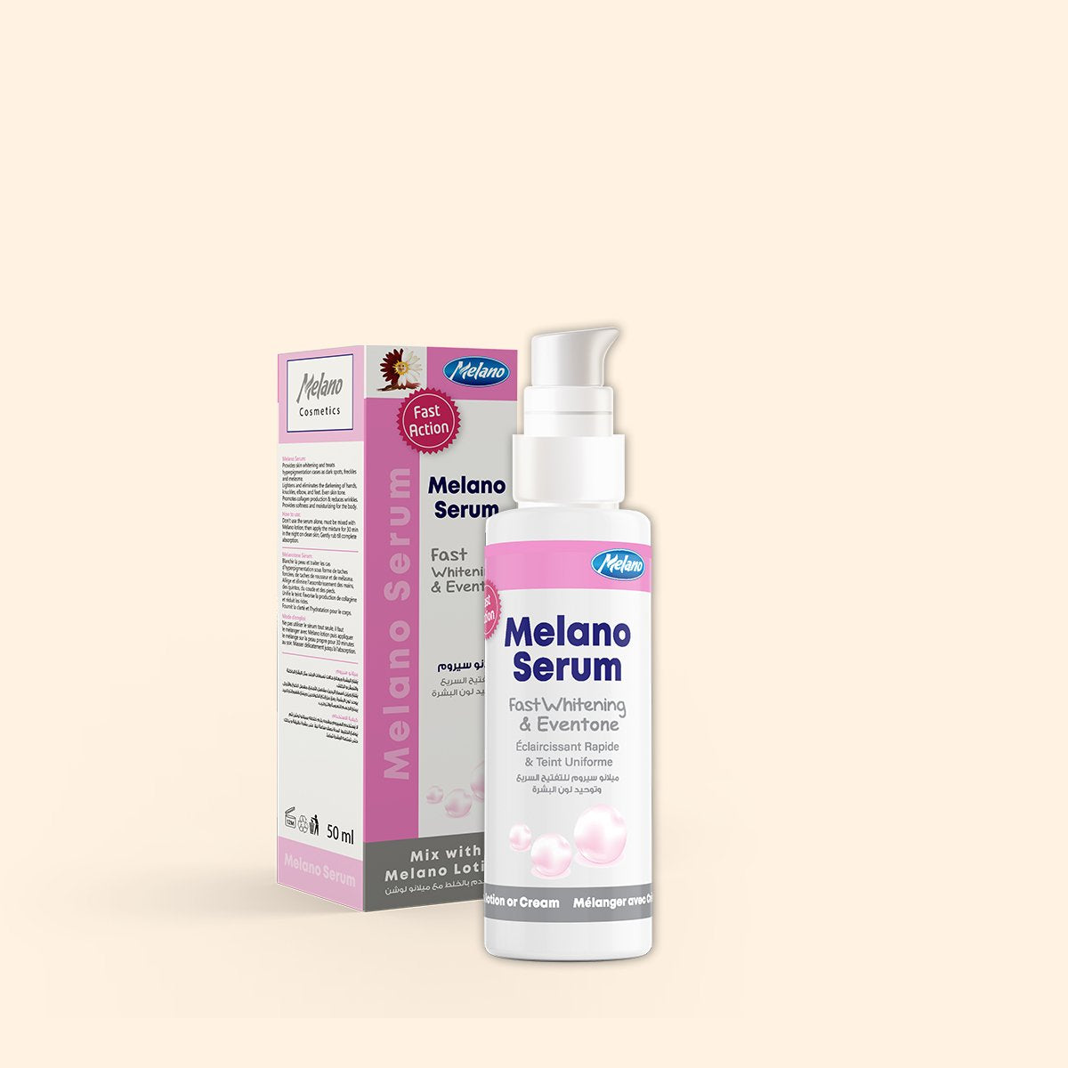 Melano Serum Fast Whitening & Eventone 50ml Melano Serum Fast Whitening & Eventone 50ml
