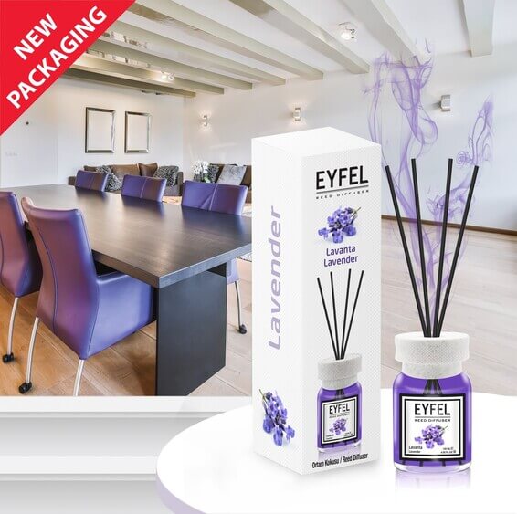 EYFEL Lavender Reed Diffuser 120ml - Tuzzut.com Qatar Online Shopping