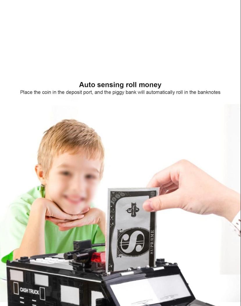 Armored Cash Truck Bank for Boys and Girls 6688-19 Armored Cash Truck Bank for Boys and Girls 6688-19