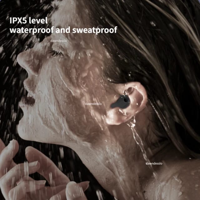 TWS Earphone Invisible Sleep Wireless IPX5 Waterproof Earbuds MD538 - Tuzzut.com Qatar Online Shopping