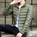 Autumn Winter Men's Hooded Turtleneck Long Sleeve Cardigan Parkas Coat XL S4267779 - Tuzzut.com Qatar Online Shopping