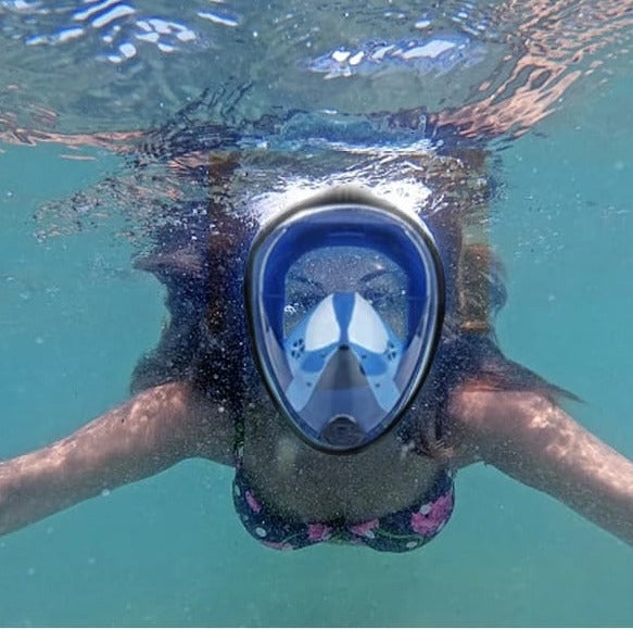 Underwater Snorkeling Full Face Swim Mask Set Scuba Diving S-531 - Tuzzut.com Qatar Online Shopping