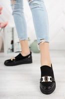 Canvas Metal Decorative Vulcanized Slip-on Sneakers Women's Shoes - M110 - Tuzzut.com Qatar Online Shopping