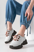 Women's Loop Breathable Sneakers Heeled Shoes - L404 - Tuzzut.com Qatar Online Shopping