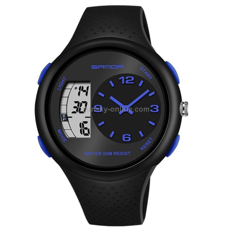 SANDA 763 Dual Display Outdoor Sports Watch - Tuzzut.com Qatar Online Shopping