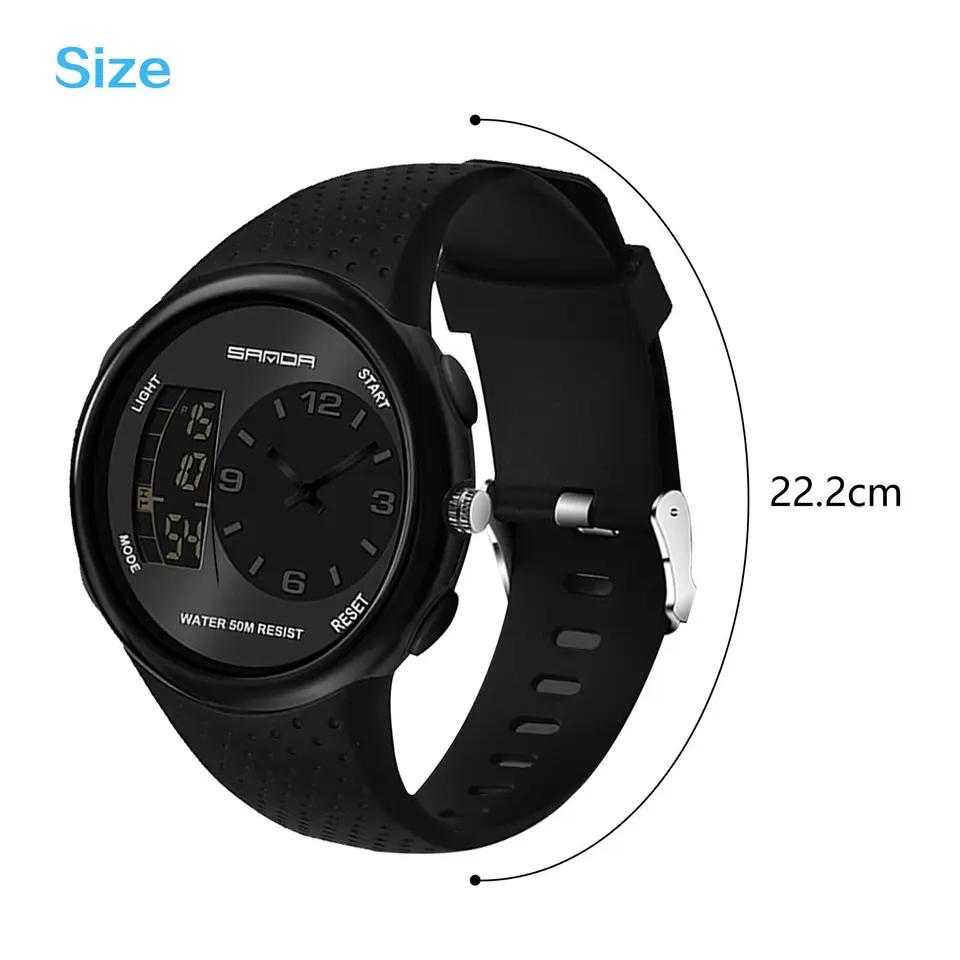 SANDA Dual Display Outdoor Sports Watch S763 SANDA Dual Display Outdoor Sports Watch S763