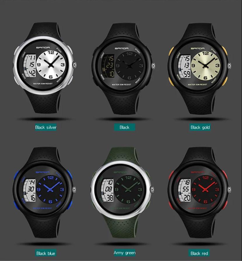 SANDA Dual Display Outdoor Sports Watch S763 SANDA Dual Display Outdoor Sports Watch S763
