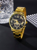 Men's Creative Custom Mechanical Version Quartz Watch S5012155 - TUZZUT Qatar Online Shopping