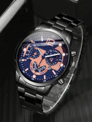 Men's Creative Custom Mechanical Version Quartz Watch S5012155 - TUZZUT Qatar Online Shopping