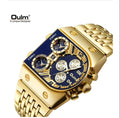 Multi-Time Zone Mens Watches Casual Quartz Sports Man Wristwatch W987413 - Tuzzut.com Qatar Online Shopping