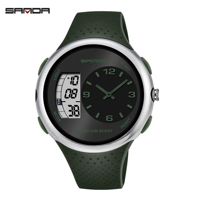 SANDA Dual Display Outdoor Sports Watch S763 SANDA Dual Display Outdoor Sports Watch S763