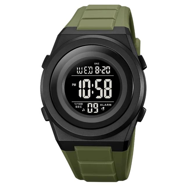 SKMEI Men's Fashion LED Light Digital 5Bar Waterproof Sport Watch - Tuzzut.com Qatar Online Shopping