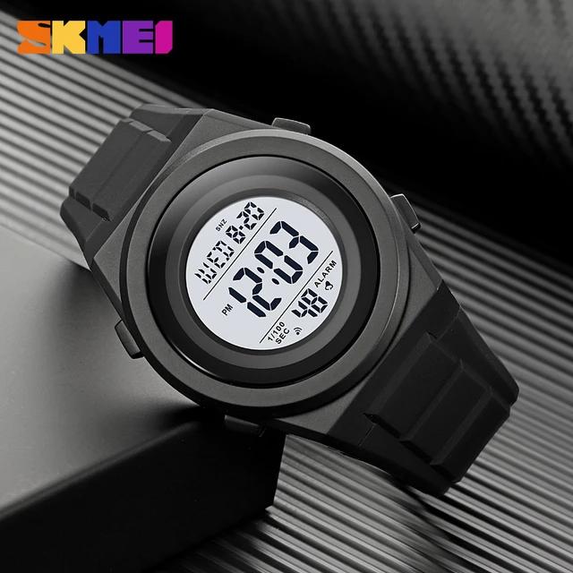 SKMEI Men's Fashion LED Light Digital 5Bar Waterproof Sport Watch - Tuzzut.com Qatar Online Shopping