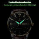 Brown PU Strap Fashionable Round Dial Quartz Watch S4740179 - TUZZUT Qatar Online Shopping