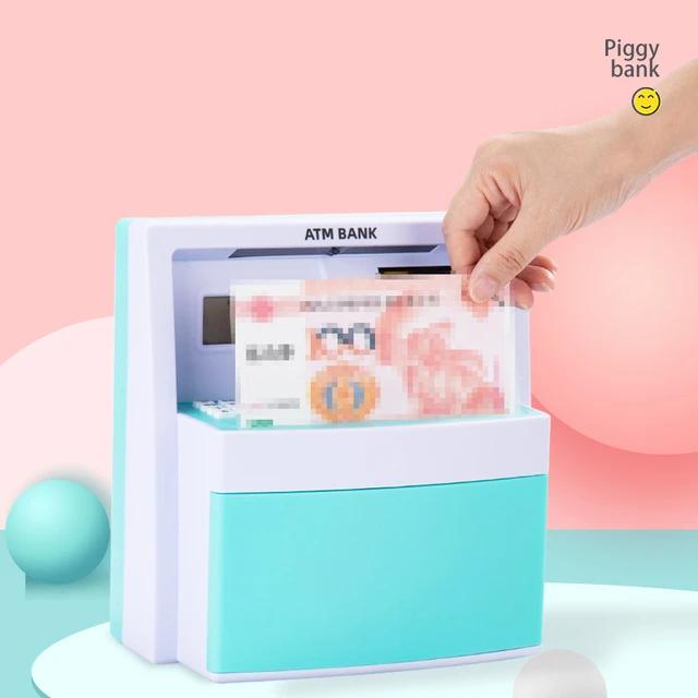 Electronic Piggy Bank ATM Machine Money Cash Saving Box Kids X10 - TUZZUT Qatar Online Shopping